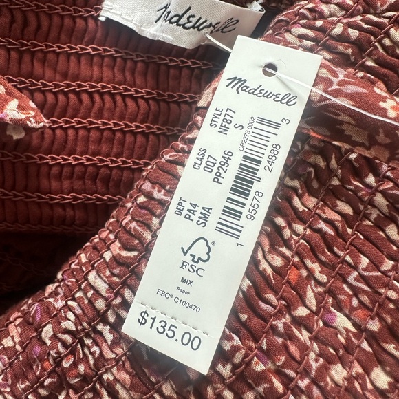 Madewell Lucie Tie-Strap Tiered Midi Dress in Florentine Floral - Picture 11 of 13